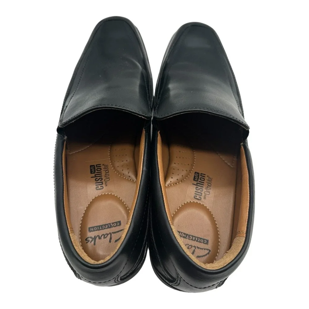 Clarks Tilden Free Loafer Men's Size 11 M Black Leather‎ Dress Shoes 22261